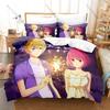 Cool Popular Kpop Oshi No Ko Bedding Set 3 Piece Duvet Cover Set Home Textile For Fans Gift All Season Pillowcase Bedroom Decor