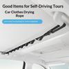 Car Clothes Drying Rope Easy To Store Multifunctional Hanging Hanger for Car Rear Seats Outdoor Road Trip Camping
