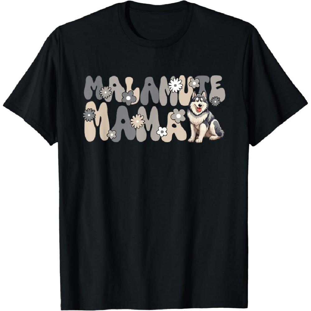 

Alaskan Malamute Groovy World s Best Malamute Mama T-Shirt S