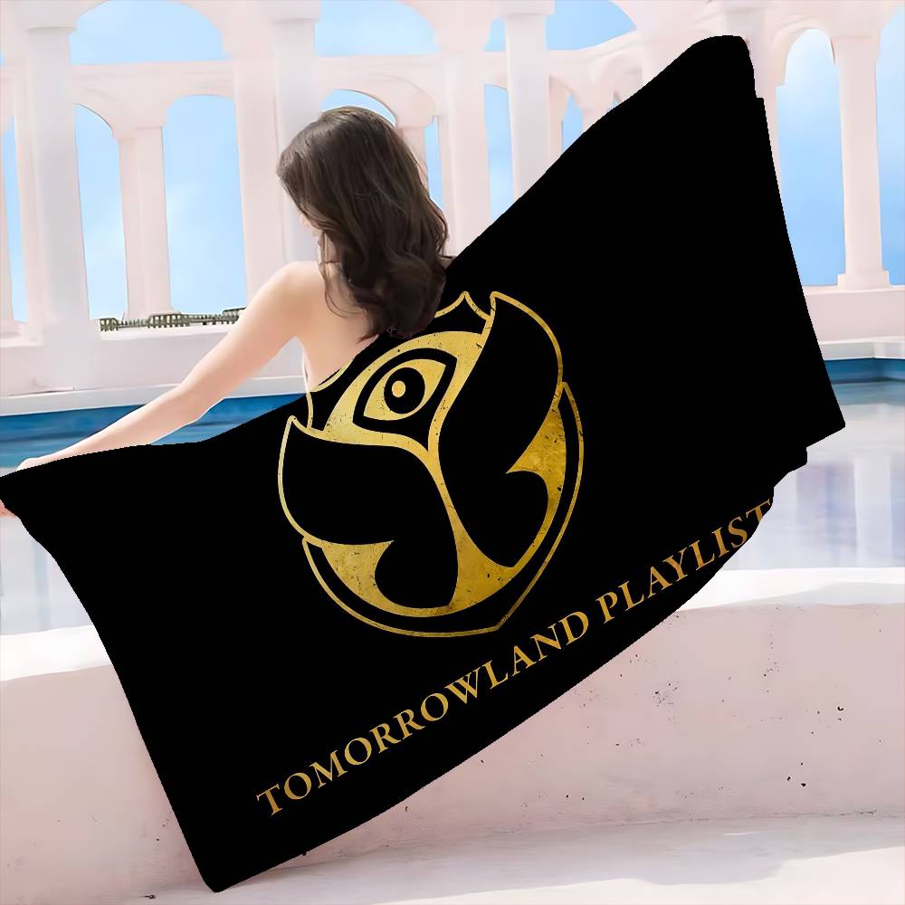 

Tomorrowland Music Logo Microfiber Beach Towel Absorbent Quick dry Soft Yoga Swimming Resort Mountain Climbing Towel W40*H60(CM)