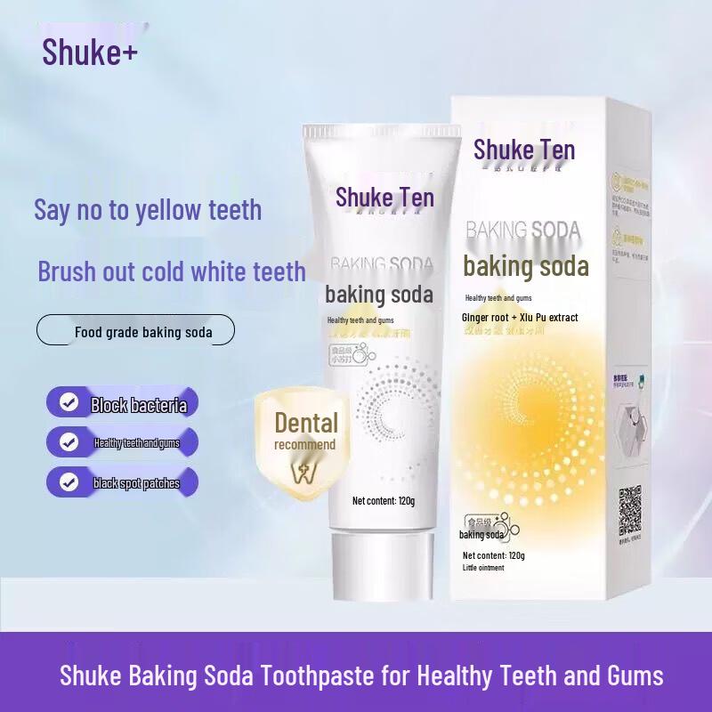 Saky Baking Soda Whitening Toothpaste, Ocean Mint (4x120g)