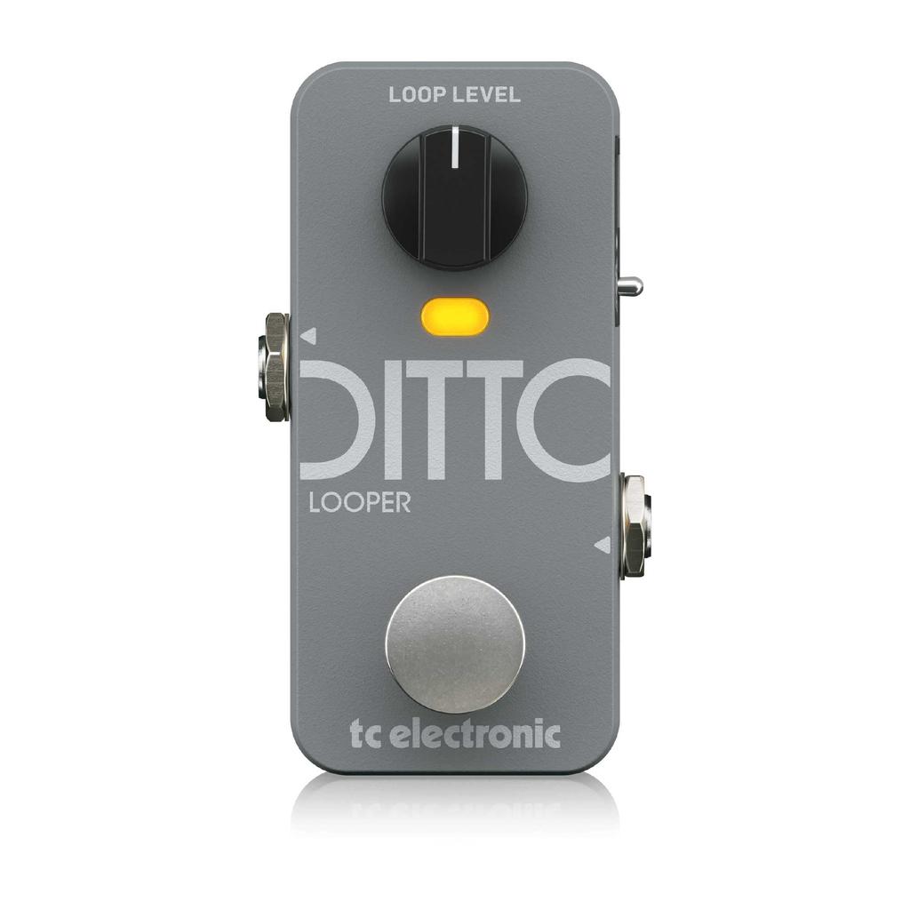 TC Electronic DITTO 2 Looper Simple Highly Visible LoopSnap Single Tap Loop Bluetooth App Compact Size Pedal Controls, Easy-to-Use Footswitches,