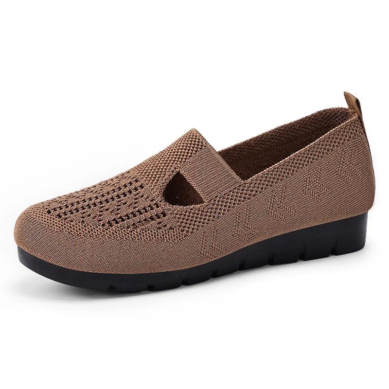 Fashion Fashionable Women Shoes Mesh Breathable Flat Sandals Soft Sole Comfortable Loafers Women'S Summer Shoes Cheap Shoes Clearance