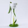 Juice Container Shaker Blender Salad Dressing Mixer Bottle with Scale Leak Proof Salad Dressing Shaker Manual Mixing Cup Kitchen
