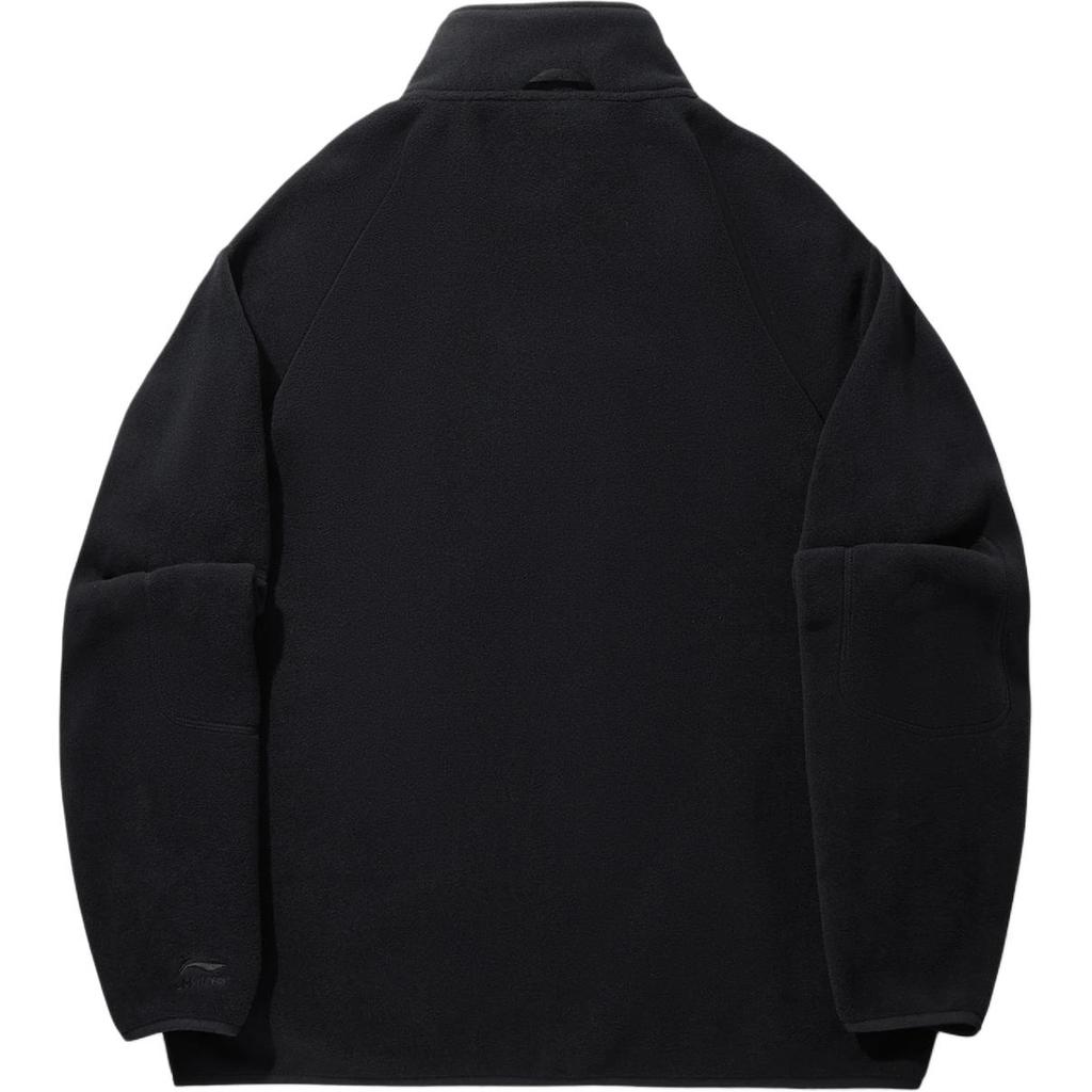 Li Ning Trench Coats Men's Black Hooded Moderate AWBV097-3