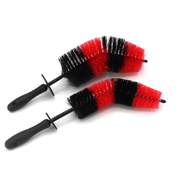 

Красно-черная щетка для чистки колес и шин для автомобилей Wheel Brush Small Unpackaged