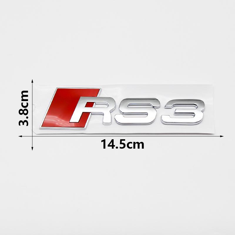 ABS Audi Samolepka na kufr a karoserii Auta 3D Samolepky odznaků na karoserii pro Audi A3 A4 A5 A6 A7 Q3 Sline TT RS3 RS4 RS5 RS ABS Samolepka