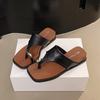 Thick-soled heel cover toe cool slippers women's summer wear 2025 new models with skirts beach sandals flip-flops