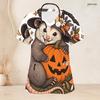 Women Plus Size V Neck Short Sleeve Scrub Top Cowboy Hat Pumpkin Sunflower Cactus Halloween Print Nurse Uniform Top