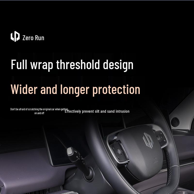 Compatible with 25-26 Leapmotor C10 Models: TPE Floor Mat & Trunk Mat, Dirt-Resistant, Wear-Resistant, Original Car Color Coverage.