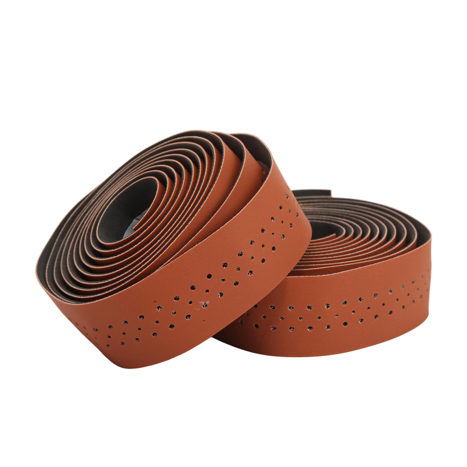 

1 пара водонепроницаемая лента для руля велосипеда, противоскользящая, из искусственной кожи, для руля дорожного транспортного средства