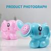 1pc Youngsters Bath Toys Cute Cartoon Elephant Shower Kettle, Pink And Blue Elephant Design, Fun Bath Time Water Play Accessories