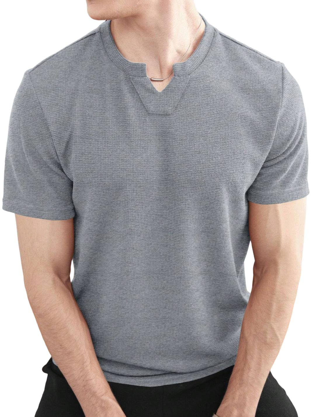 

Men s Stretchy Quick-Dry Short Sleeve T-Shirts, Athletic Casual Tops XXL