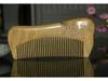 Black Gold and Golden Silk Sandalwood Fine-Tooth Comb, 13cm, Unisex Hair Care Gift