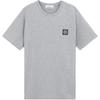 Round Neck Solid Color Slim Fit T-Shirt Men Tops Light-Gray K1S152100039S0013-V0M64