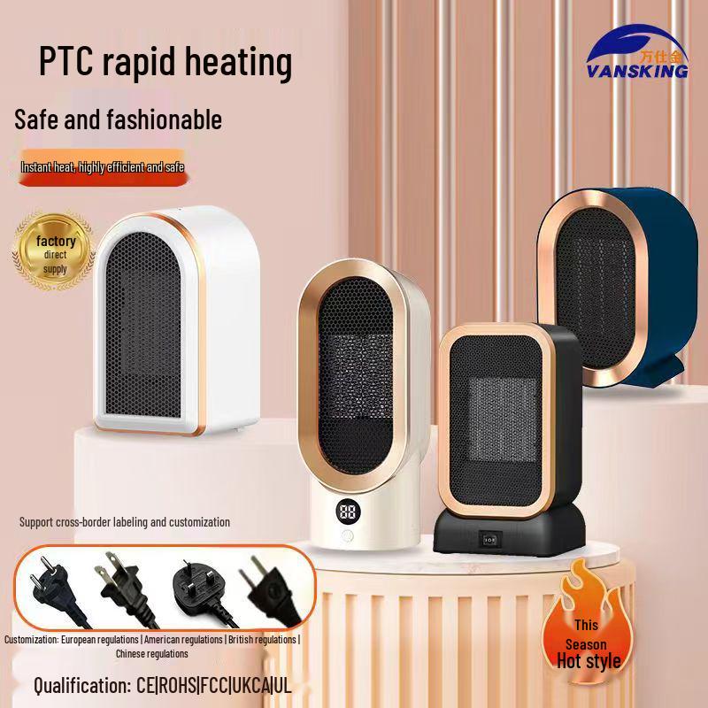 Portable Desktop Electric Fan Heater for Quick Heating