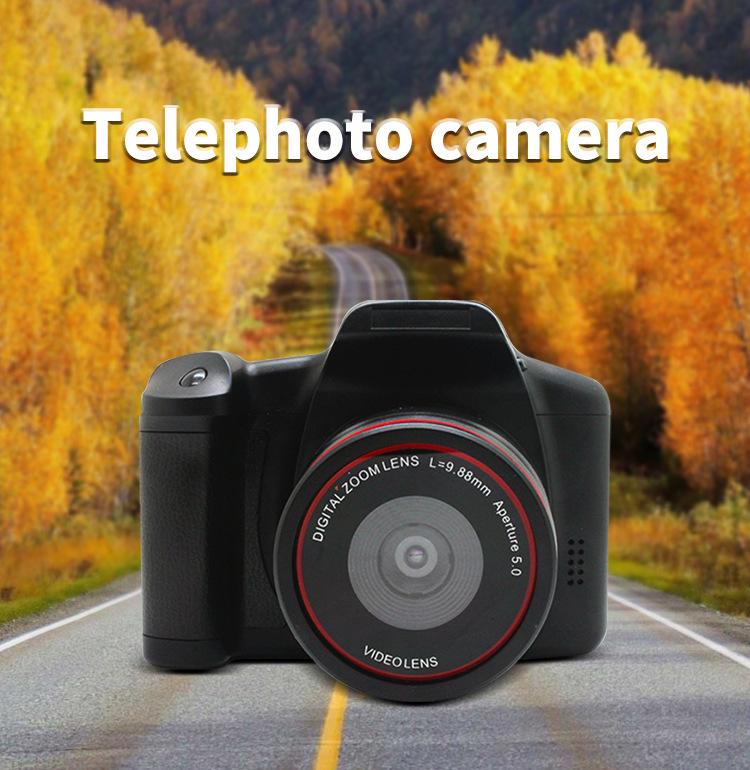 Cameră Digitală de Înaltă Definiție XJ05 cu Înregistrare Video & Microfon, Lupă și Camcorder SLR.