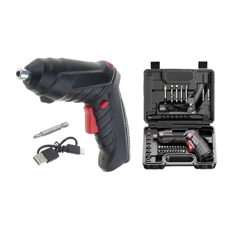 Ergonomic Electric Screwdriver with Adjustable Handle, Perfect for Tight Spaces and Extended Use