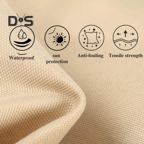 Venkovní sluneční clona plachta s větruodolným lanem UV blokující obdélníkový baldachýn prodyšný prodyšná těžká paluba stínící kryt na dvorek