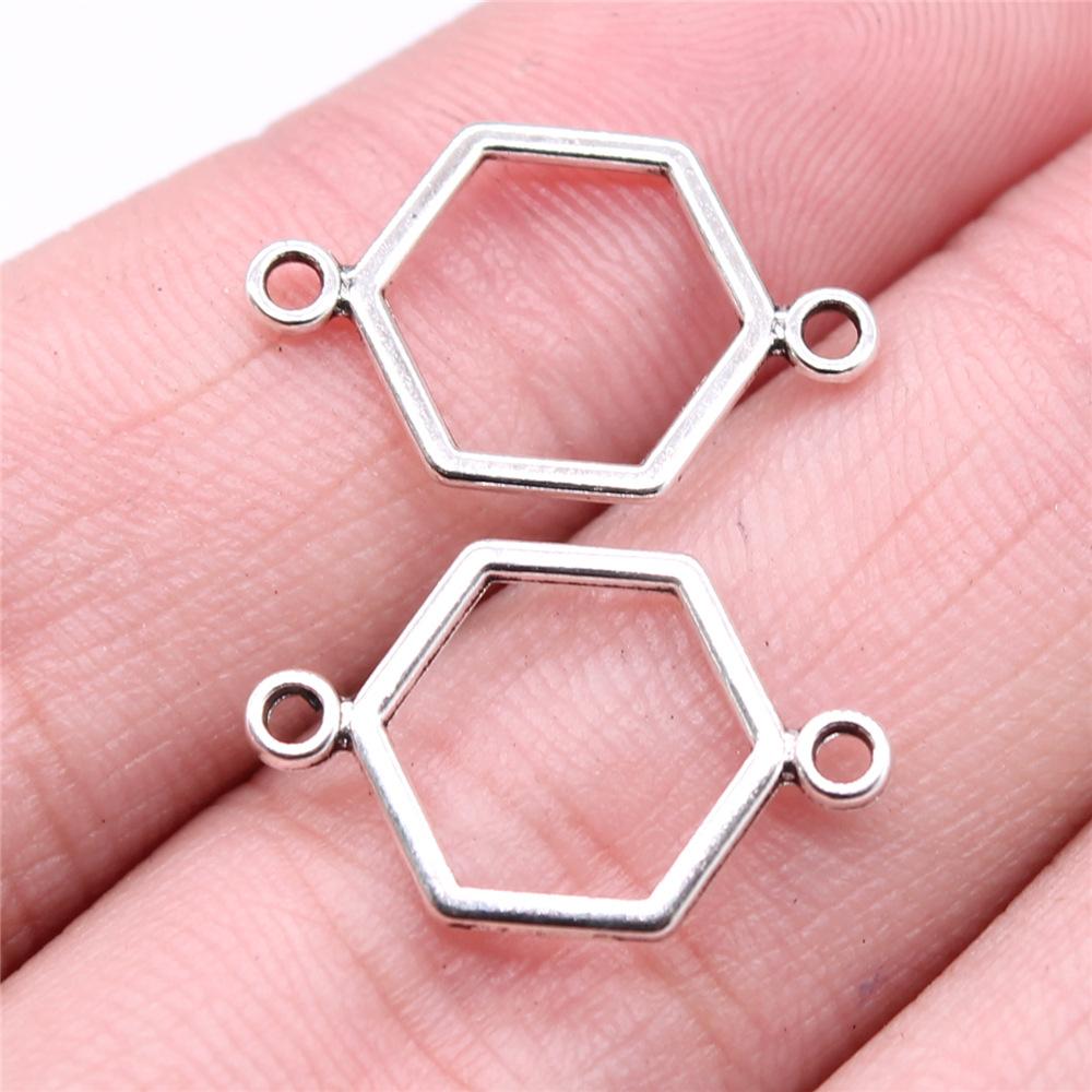40pcs Charms Connector DIY Handmade Craft For Necklace Earring Making DIY Jewelry Making