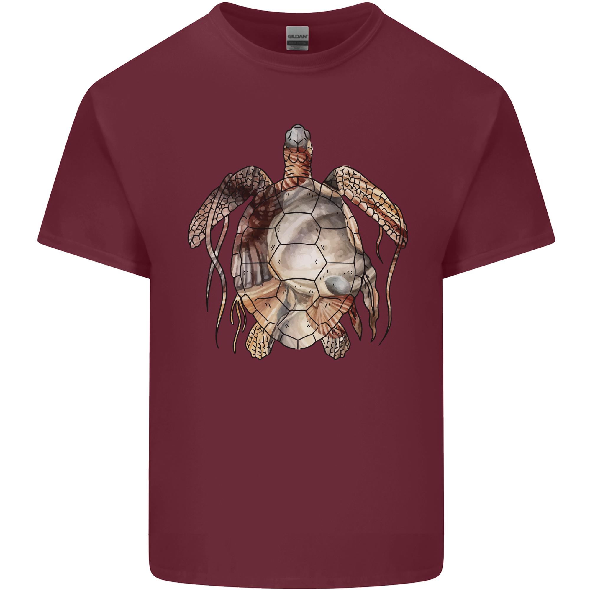 Turtle Art Unisexs Light Cotton TShirt S