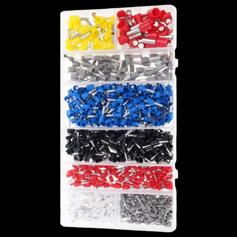 Comprehensive Electrical Ferrule set with 280pcs Multicolor Insulated Connectors multifunction Wire Termination Set with Box