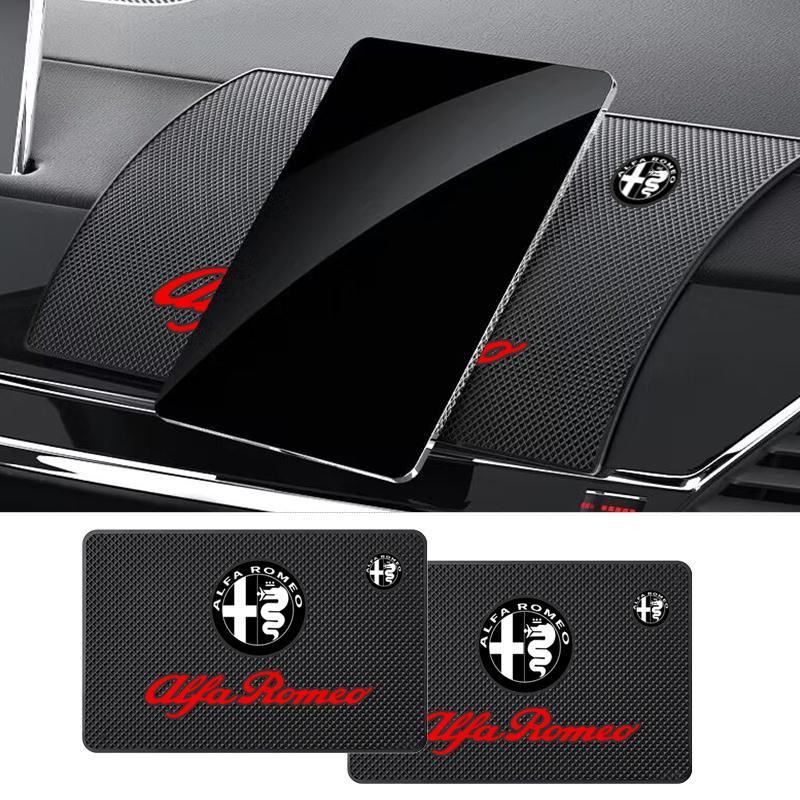 

New Car Dashboard Sticky Anti-Slip PVC Mat Auto Non-Slip Sticky Gel Pad For Alfa Romeo Subaru Abarth JEEP Volvo Jaguar Honda Acura чорний