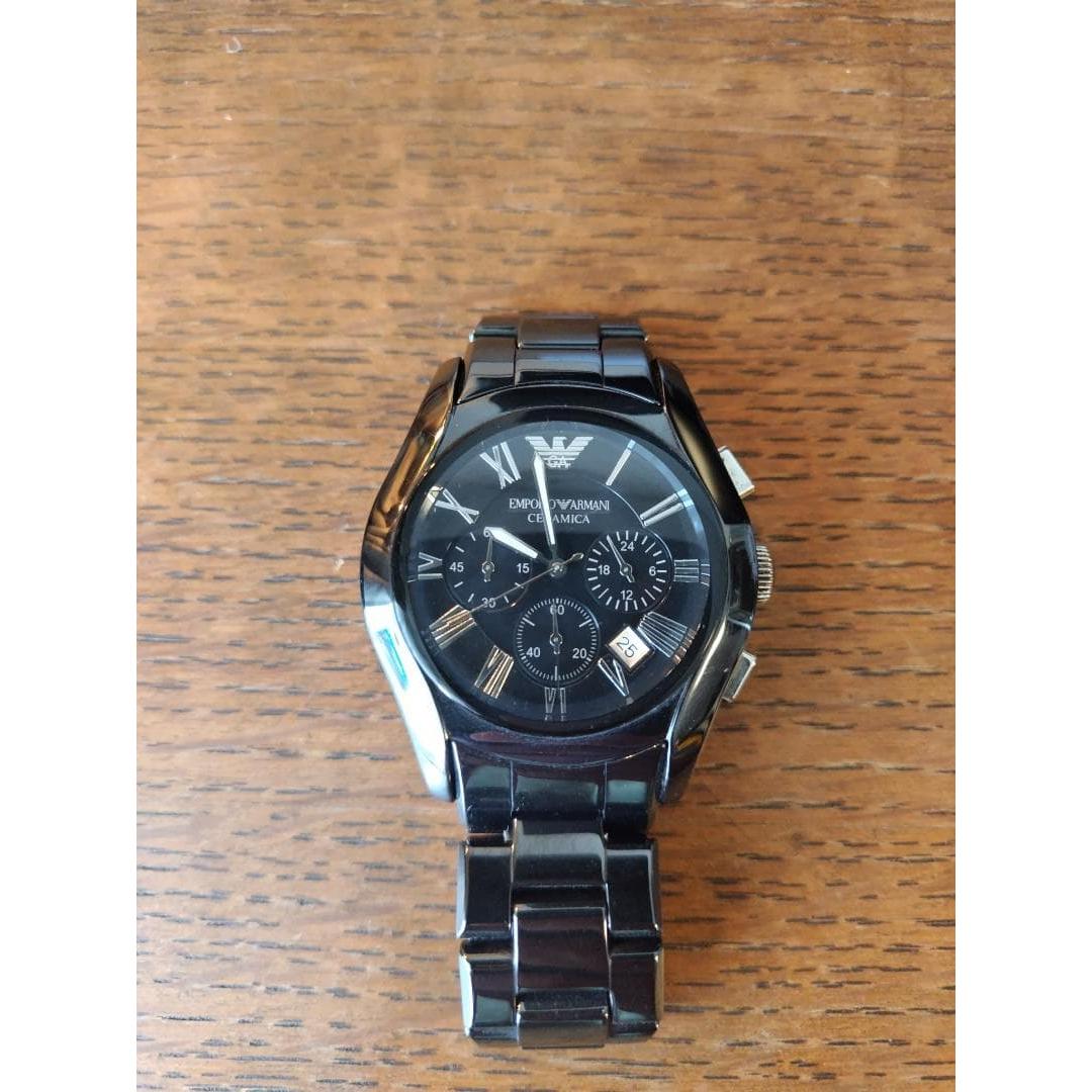 Used Emporio Armani Ceramica Chronograph Watch