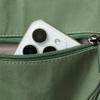 Colorblock Nylon Schulrucksack mit Reißverschlusstasche vorne Lässiger Leichter Tagesrucksack für den täglichen Gebrauch