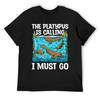 Cute Platypus Monotreme Design for a Platypus Nerd T-Shirt Valentines Clothes Hippie Clothes Topping Designer T Shirt Men
