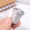 Miniature Toy Model Scene Doll House Accessories Mini Wooden Trash Can Dustbin Mini Waste Bin