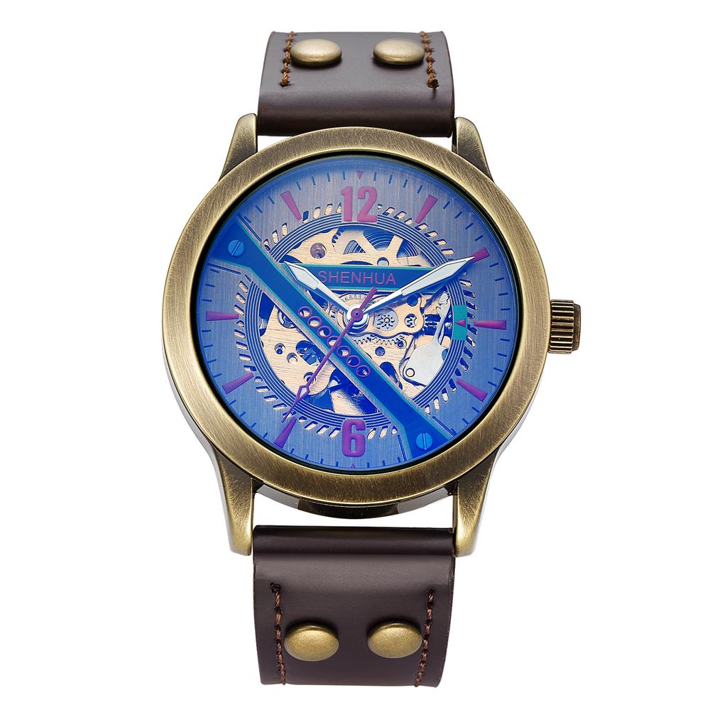 Fashionable Men's Watch Hollowed Out Luminous Tourbillon Fully Automatic Mechanical Movement Mechanical Watches Reloj Automático