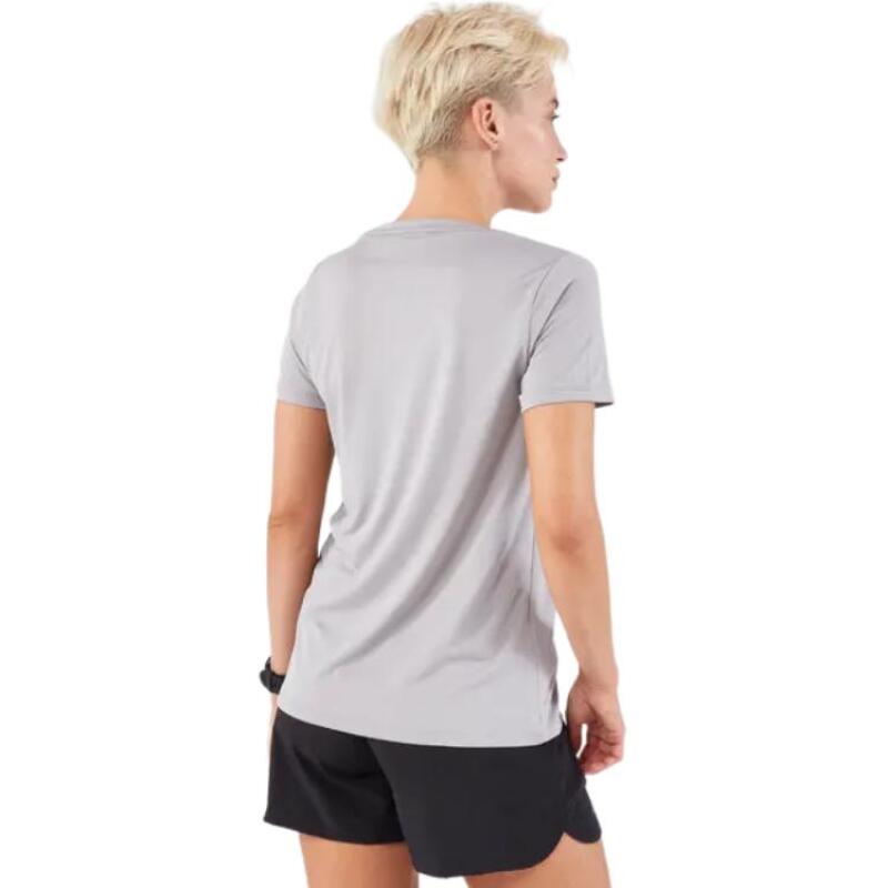 Decathlon 100 Pullover Quick Dry Short Sleeve T-Shirt Women's Grey