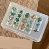 Silicone Nails Art Moulds Accessory Molds Flower Theme Nails Decorative Mold Silicone Texture Suitable for Various Types