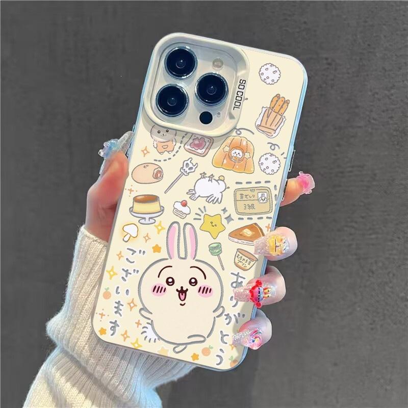 Applicable To iPhone 16 Mobile Phone Case Iphone13/14 Jiyikawa 14plus Usaki Painting Chiikawa