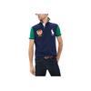 Polo Ralph Lauren Color Block Big Pony Logo Embroidered Short Sleeve Polo Shirt Men Polo Shirts Navy-Blue 710800516-001