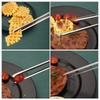 Stainless Steel Grill Tongs Food Clip BBQ Steak Clip Bread Tong Cooking Kitchen Gadgets Accessories Barbecue Tools