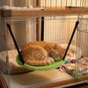 Comfortable Hanging Cat Bed Adjustable Lanyard Pet Cage Hammock Durable Cat Nest  For Cat Cage