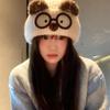 Adorable Cat Ear Knit Hat For Women Autumn Winter Themed Ear-Warming Knit Beanie Warm Winter Hat