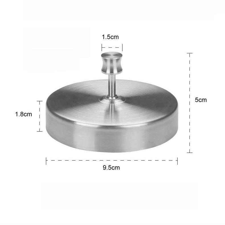 304 Stainless Steel Burger Press Mold, Non-Stick Beef Shrimp Patty Maker for Home Kitchen
