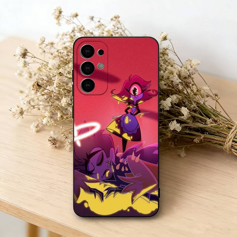 

H-Hazbin Hotel N-Niffty Phone Case For Samsung S25,S24,S21,S22,S23,S30,Ultra,S20,Plus,Fe,Soft Silicone Black Cover Samsung S225G