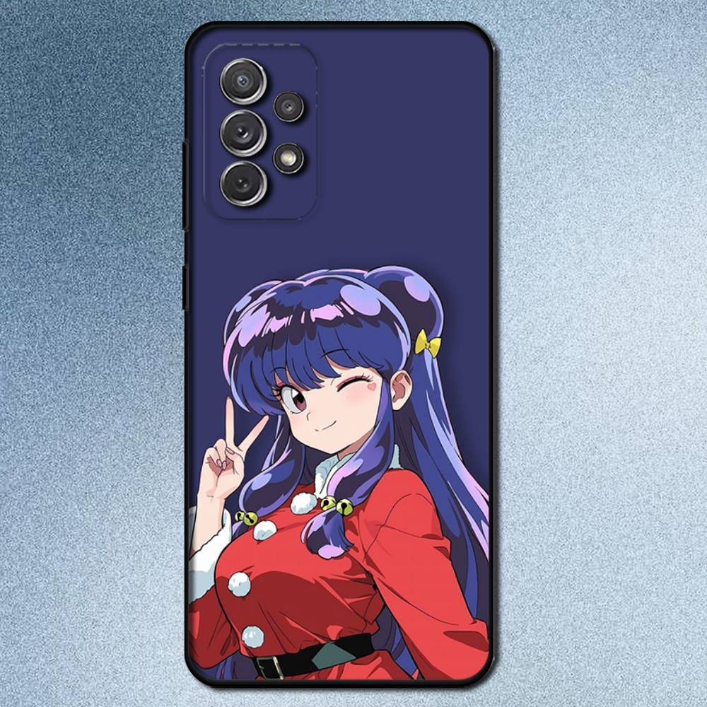 Ranma 1 2 Phone Case For Samsung S25,S24,S21,S22,S23,S30,Ultra,S20,Plus,Fe,Lite,Note,10,9,5G Black Cover