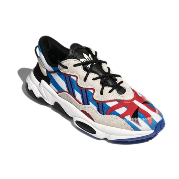 Adidas BAIT x Street Fighter x Ozweego E. Honda Unisex Sneakers White Blue Bright-Blue FY5364