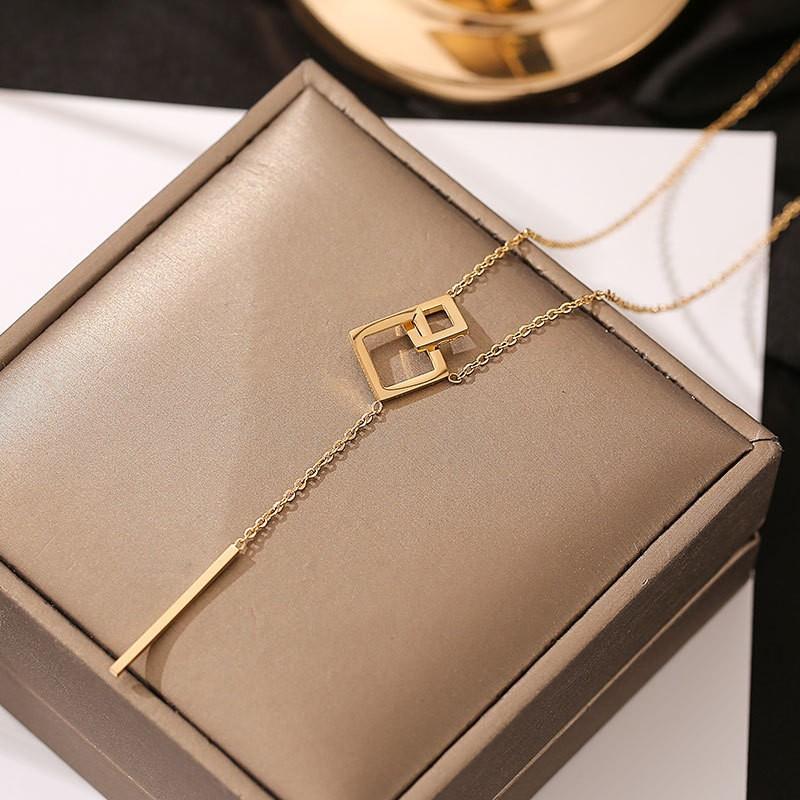 

Ожерелье из европейского и американского веера из титановой стали