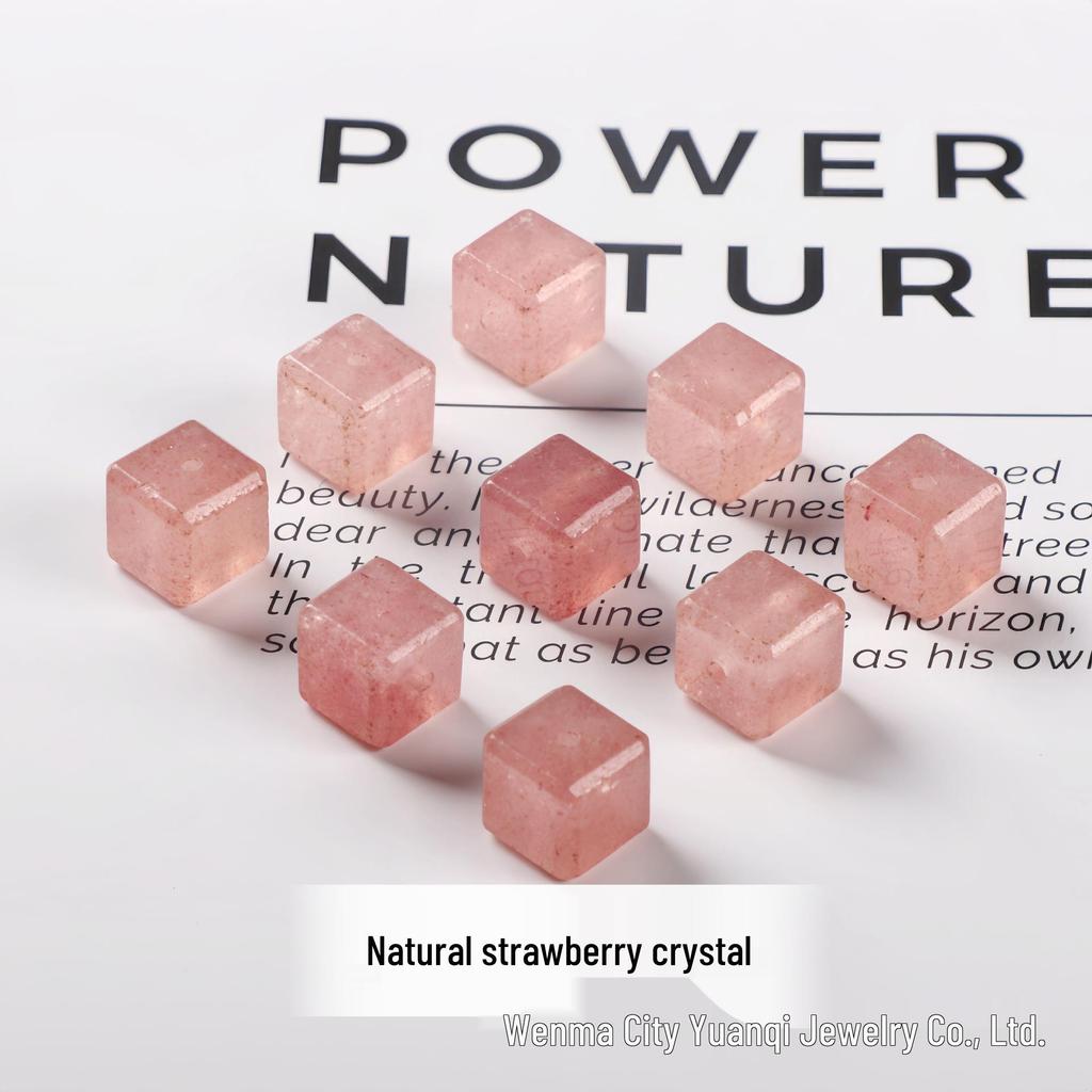 10mm Natural Crystal Beads: Amethyst, Yellow Tiger Eye, Obsidian, White Crystal for DIY Jewelry.