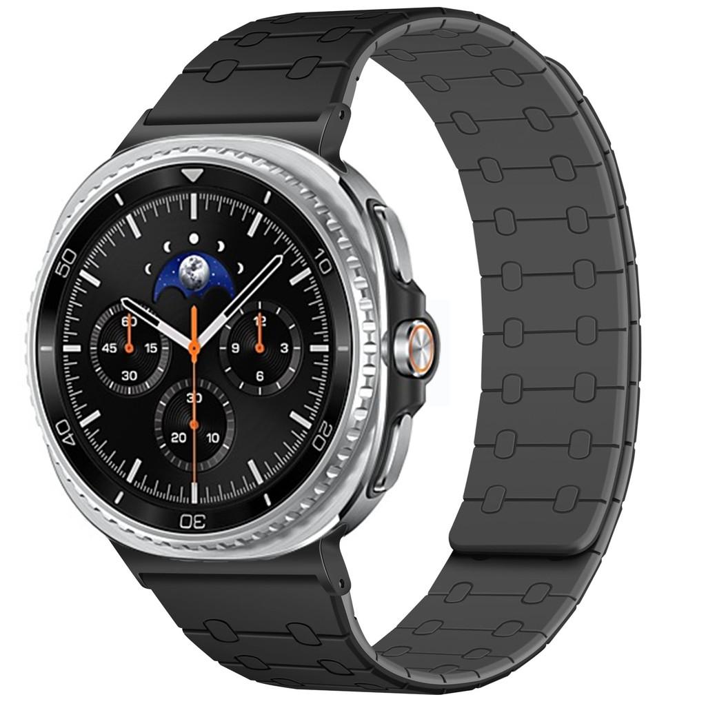 Magnetic Silicone Band for Samsung Galaxy Watch 8 40mm 44mm 8 Classic 46mm Sport Strap for Galaxy Watch Ultra 47mm 2025 Bracelet