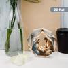 Nine-Sided Acrylic Nativity Scene Ornament - Vintage Christmas Tabletop Decor with Mary & Angel, Stable Manger Figurine Replica, Pastor'S Day Gift