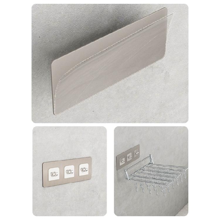 Wall Mounted Sock Hanger Stainless Steel Folding Drying Rack for Towel Underwear