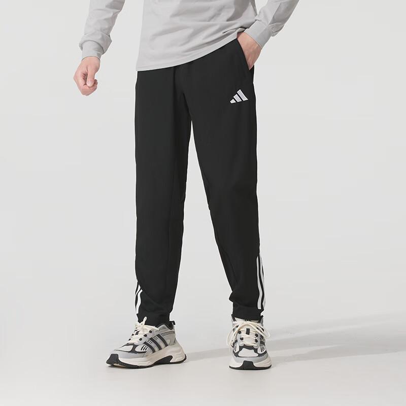 Adidas Tiro 25 Tracksuit Bottoms Quick-Dry Comfortable Striped Soccer Pants Men Bottoms Black KB4393