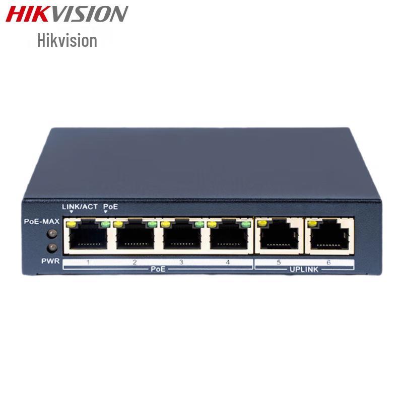HIKVISION Cloud-Managed Gigabit PoE Switch CN plug (adapter included)